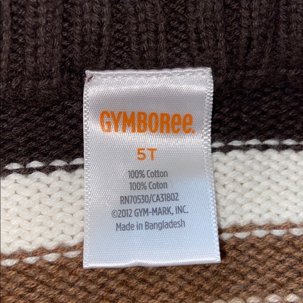 Gymboree 5t boys striped sweater - Picture 3 of 4